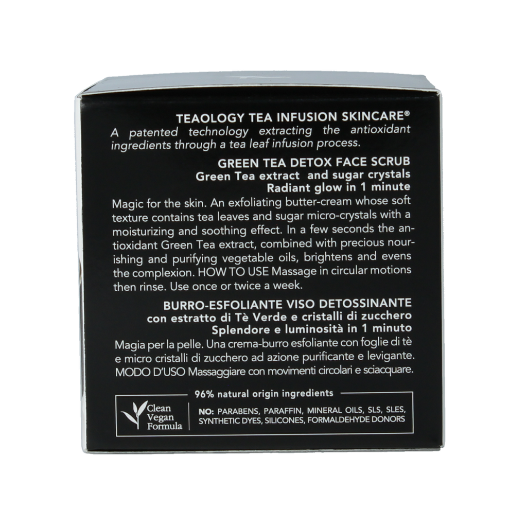 Teaology Green tea detox face scrub 50.00 Milliliter