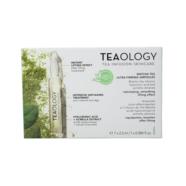 Teaology Matcha tea ultra firming ampoules 7 Stuks