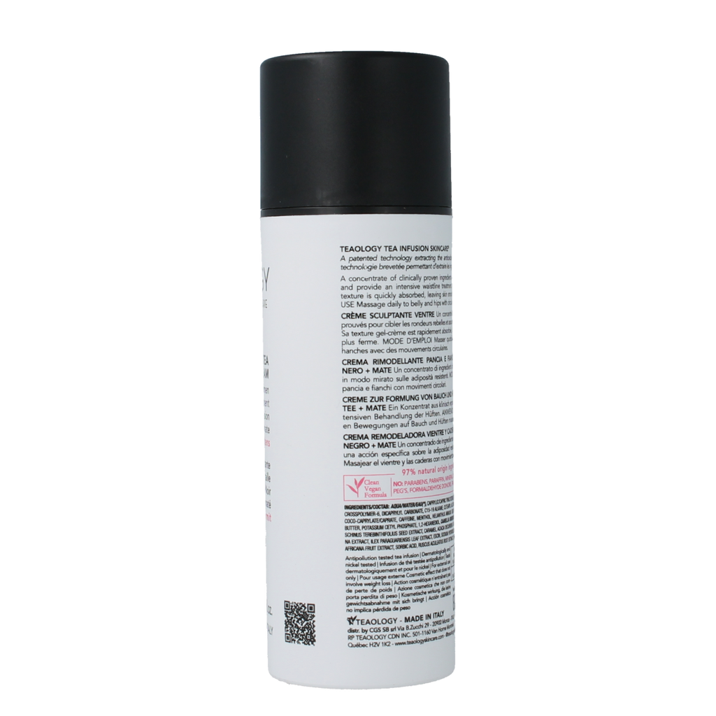 Teaology Black tea flat belly cream 150.00 Milliliter