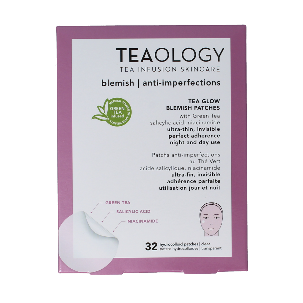 Teaology Tea glow blemish patches 32.00 Stuks