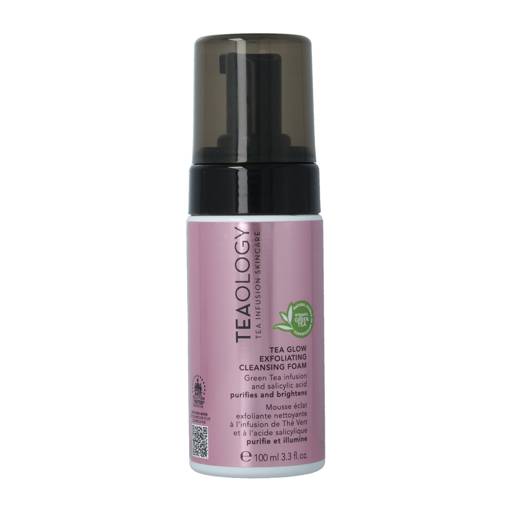 Teaology Tea glow exfoliating cleansing foam 100.00 Milliliter