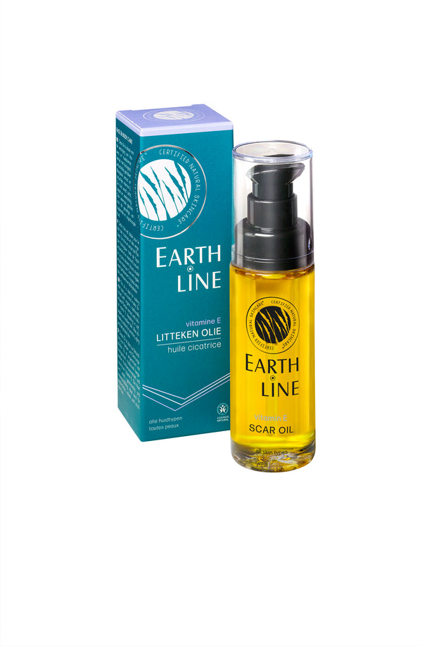 Earth Line Vitamine E litteken olie 30.00 Milliliter