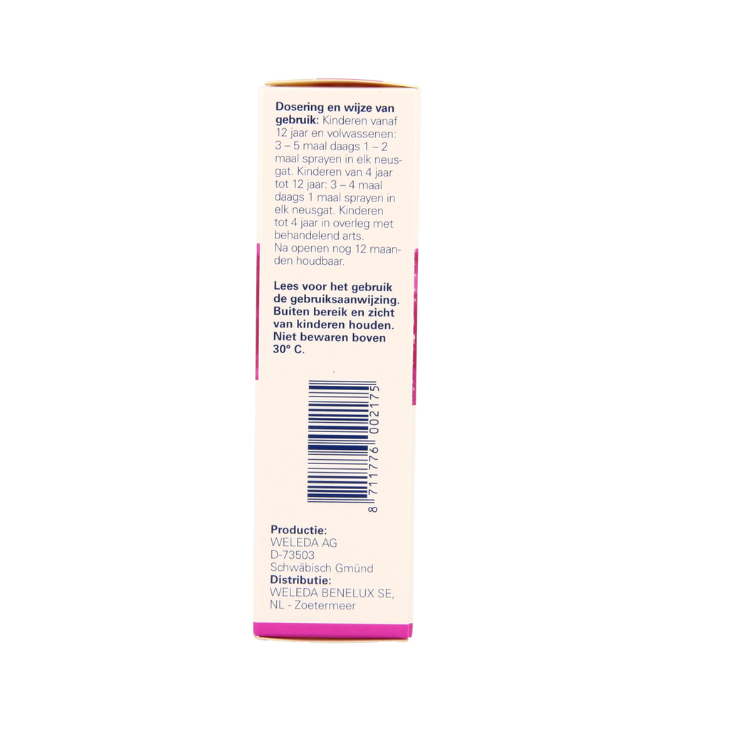 Weleda Gencydo neusspray 20.00 Milliliter