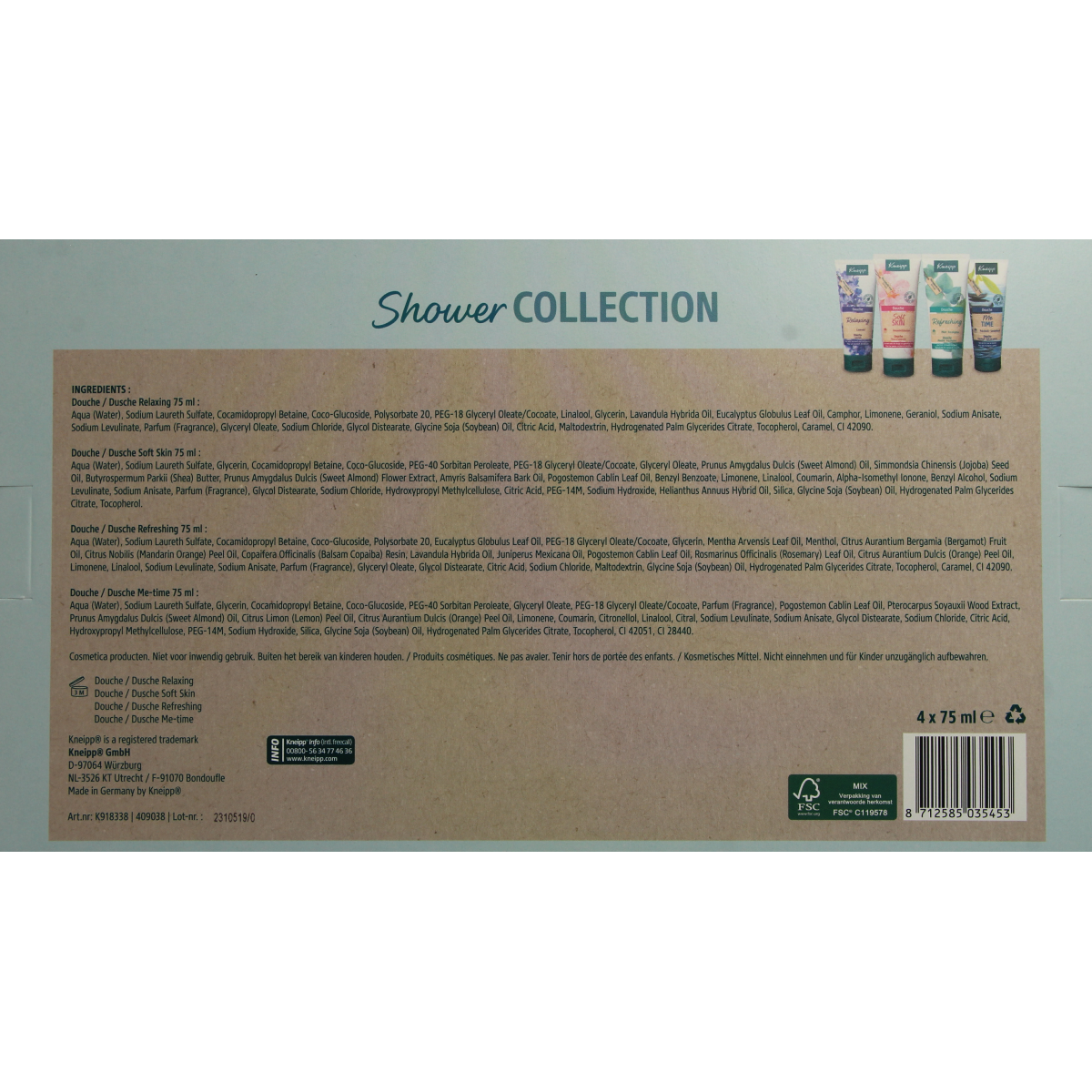 Kneipp Geschenkverpakking douche favourites 1.00 Set