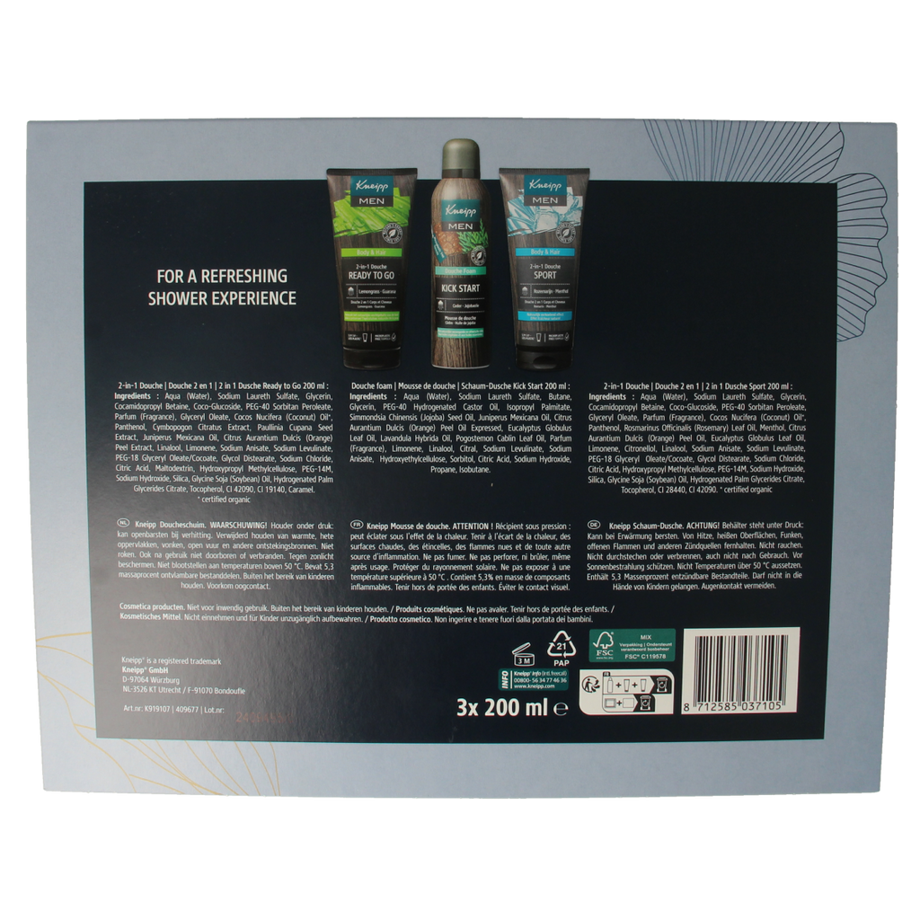 Kneipp Geschenkset luxe men 1.00 Set