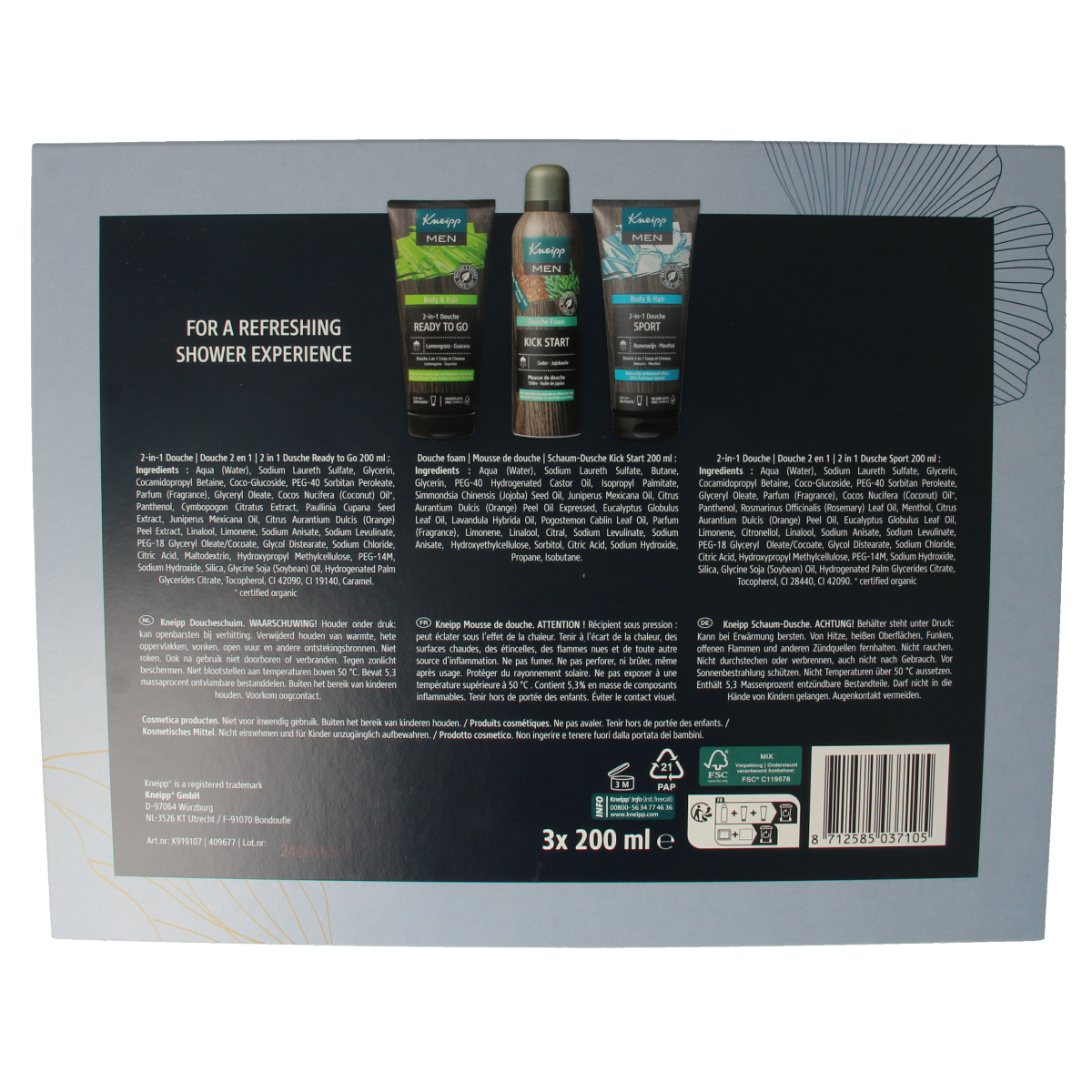 Kneipp Geschenkset luxe men 1.00 Set