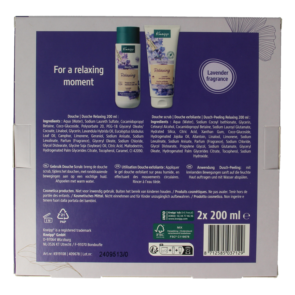Kneipp Geschenkset relaxing favourite 1.00 Set