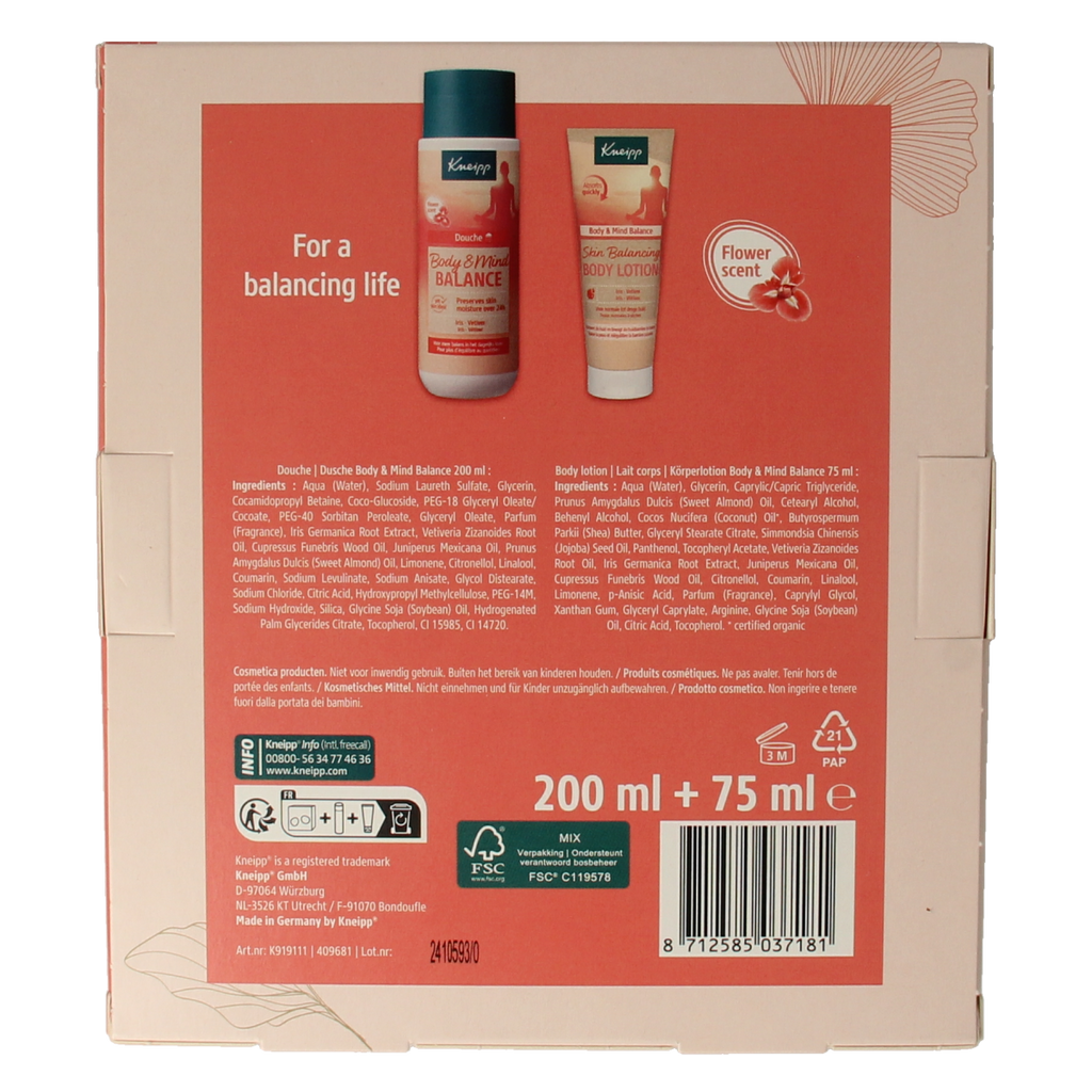 Kneipp Geschenkset body & mind balance moments 1.00 Set
