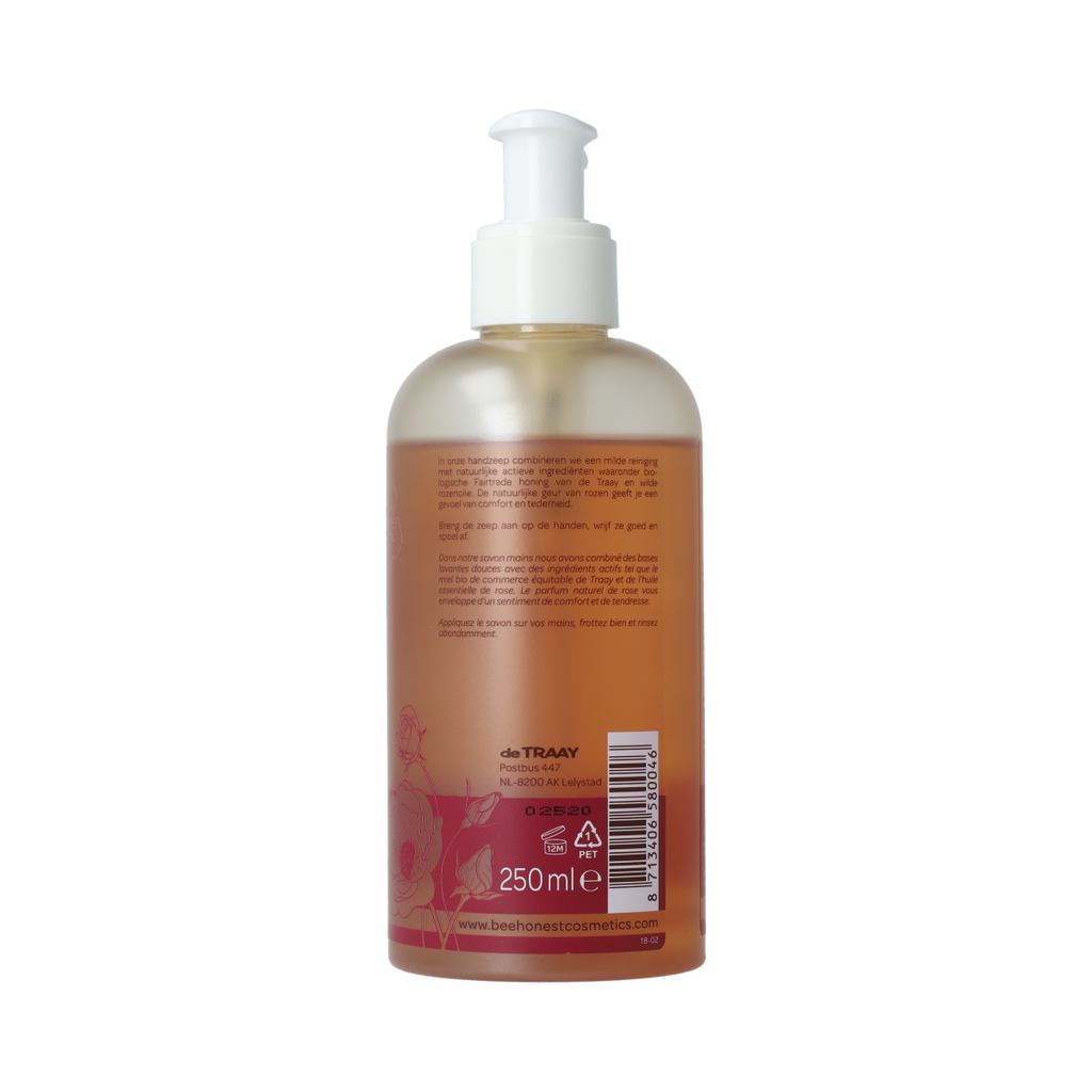 Traay Bee Honest Handzeep rozen 250.00 Milliliter