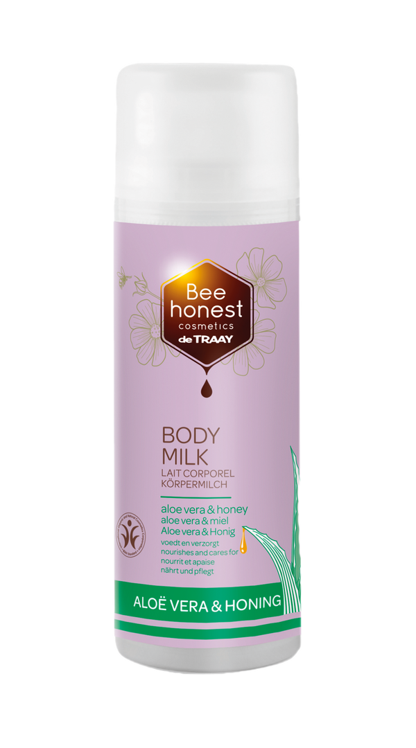 Traay Bee Honest Bodymilk aloe vera & honing 150 Milliliter