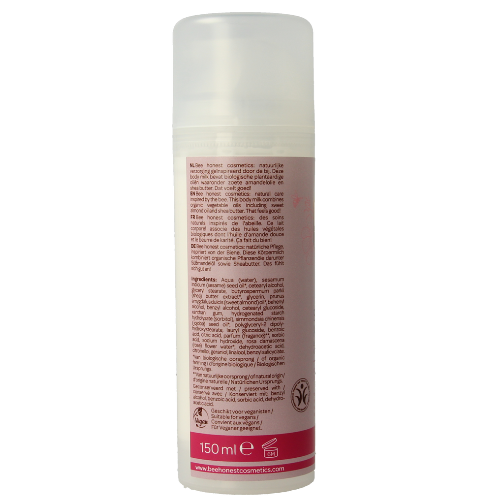 Traay Bee Honest Bodymilk rozen 150.00 Milliliter