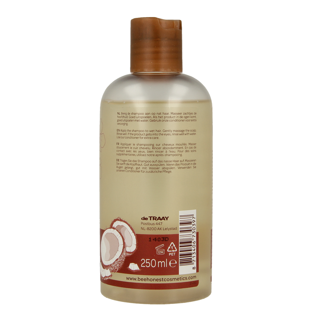 Traay Bee Honest Shampoo kokos & honing 250.00 Milliliter