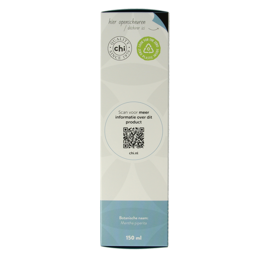 Chi Pepermunt hydrolaat eko bio 150.00 Milliliter