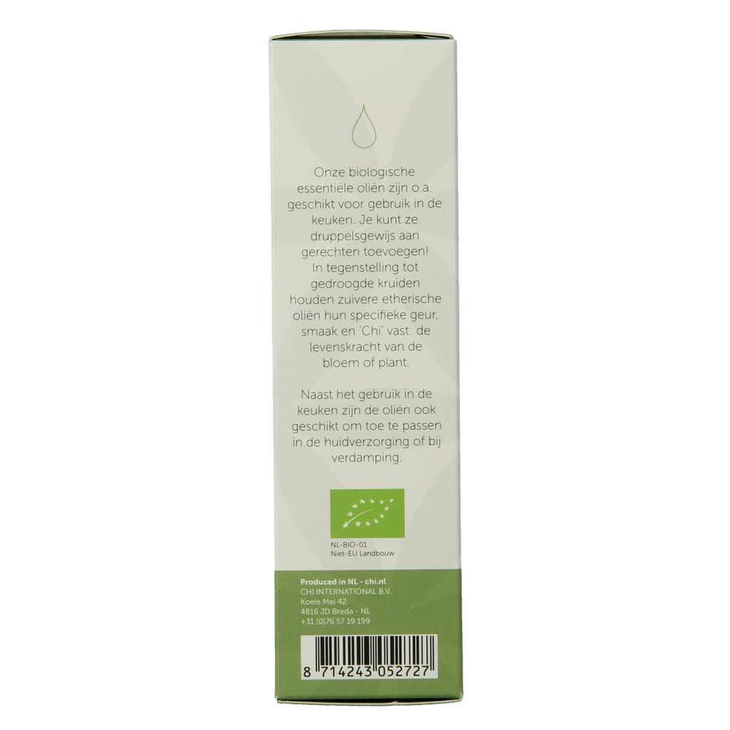 Chi Nootmuskaat olie eko bio 10.00 Milliliter