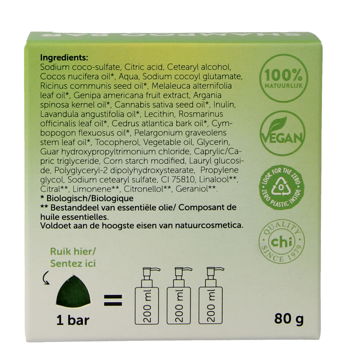 Chi Tea tree shampoo bar 80.00 Gram