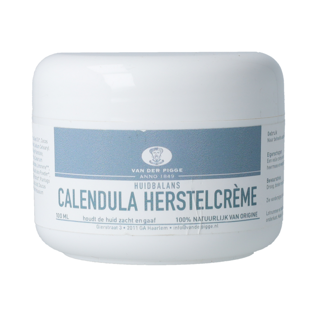 van der Pigge Huidbalans calendula herstel creme 100.00 Milliliter