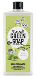 Marcel's Green Soap Afwasmiddel basilicum & vetiver 500.00 Milliliter