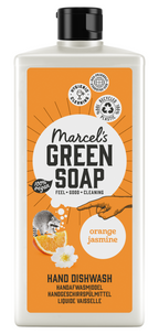 Marcel's Green Soap Afwasmiddel sinaasappel & jasmijn 500.00 Milliliter