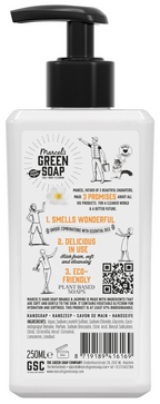 Marcel's Green Soap Handzeep sinaasappel & jasmijn 250.00 Milliliter