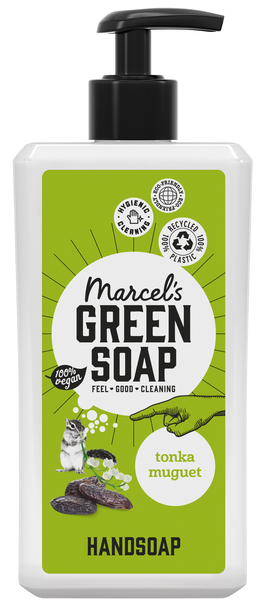 Marcel's Green Soap Handzeep tonka & muguet 500.00 Milliliter