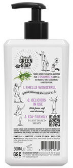 Marcel's Green Soap Handzeep lavendel & rozemarijn 500.00 Milliliter