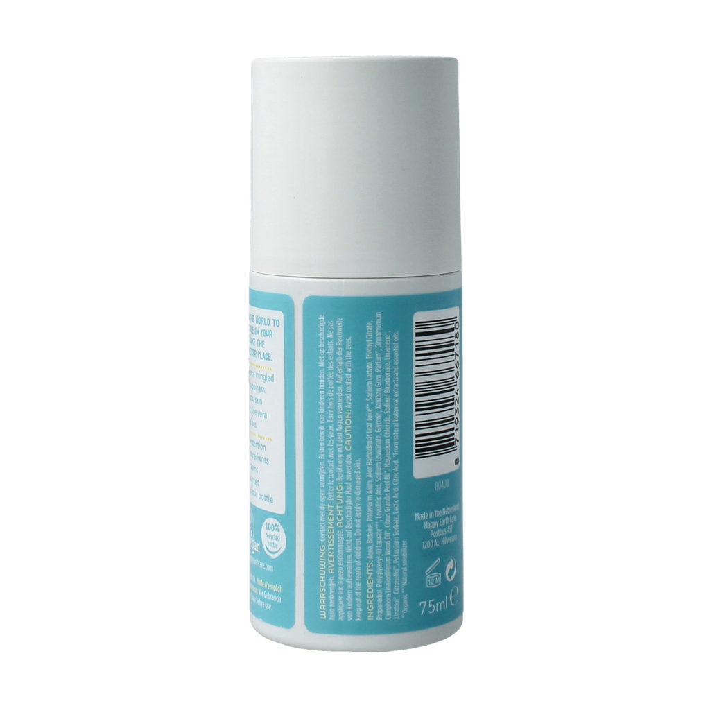 Happy Earth Pure deodorant roll-on cedar lime 75.00 Milliliter
