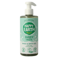 Happy Earth Was & badgel zeepvrij baby & kids 300.00 Milliliter