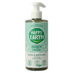Happy Earth Was & badgel zeepvrij baby & kids 300.00 Milliliter