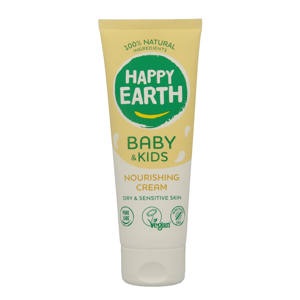 Happy Earth Voedende creme voor baby & kids 75.00 Milliliter