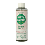Happy Earth Gezicht & lichaam olie voor baby & kids 150 Milliliter