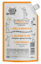 Marcel's Green Soap Handzeep sinaasappel & jasmijn navul 500.00 Milliliter
