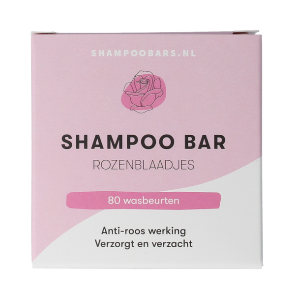 Shampoobars Shampoo bar rozenblaadjes 60 Gram