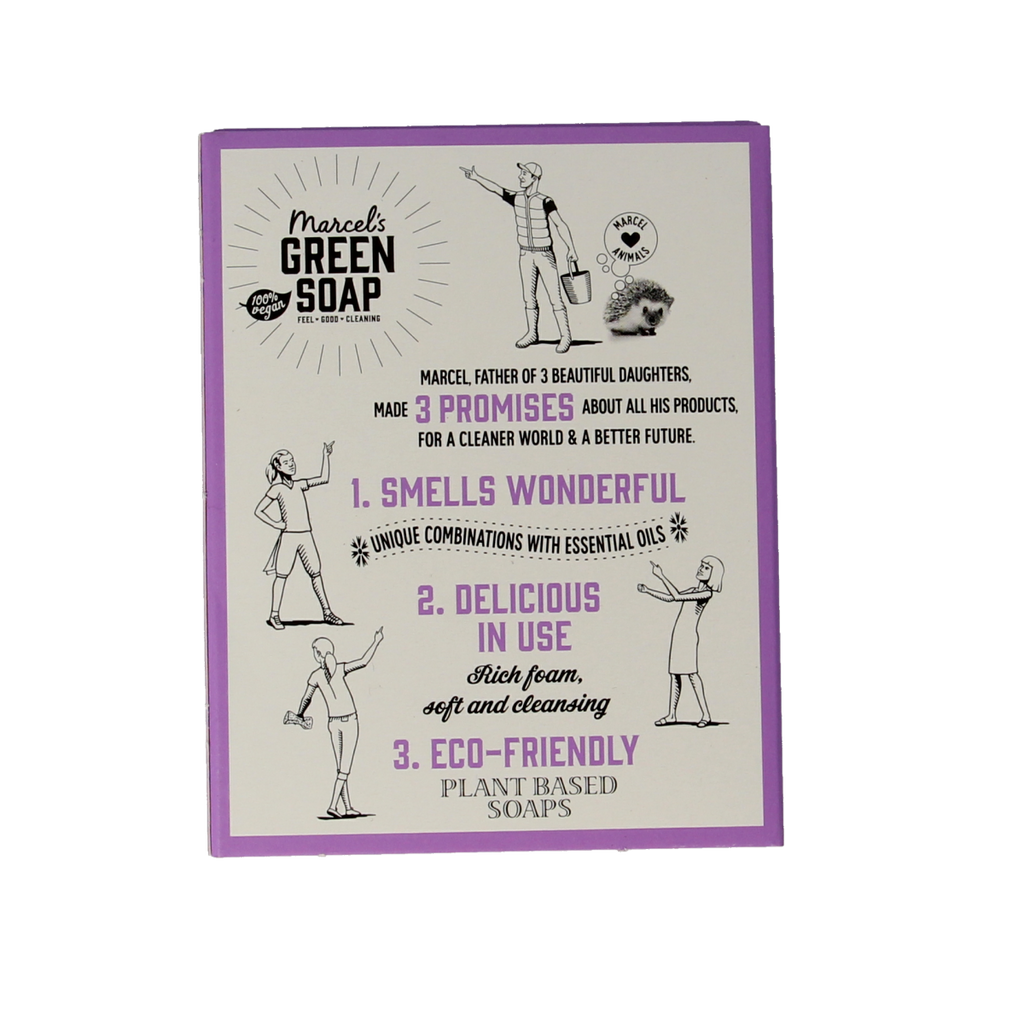 Marcel's Green Soap Handzeep bar lavender & rosemary 90.00 Gram