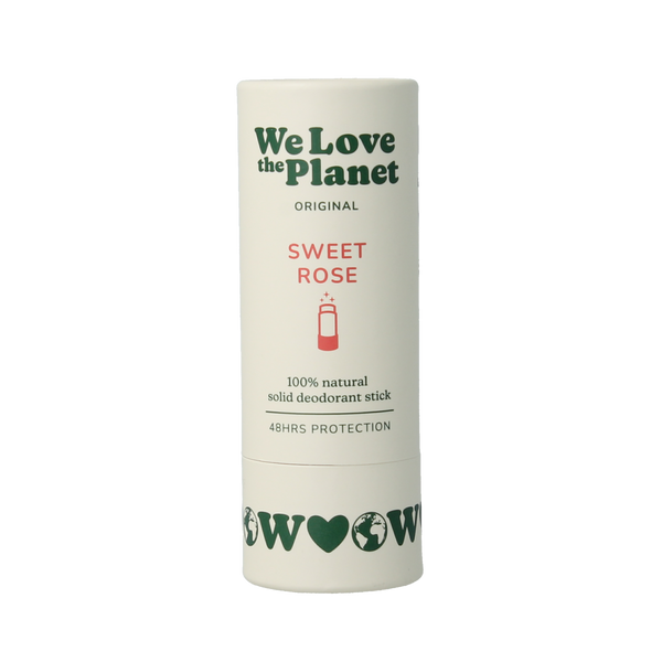 We Love The Planet Deodorant stick sweet rose 40.00 Gram