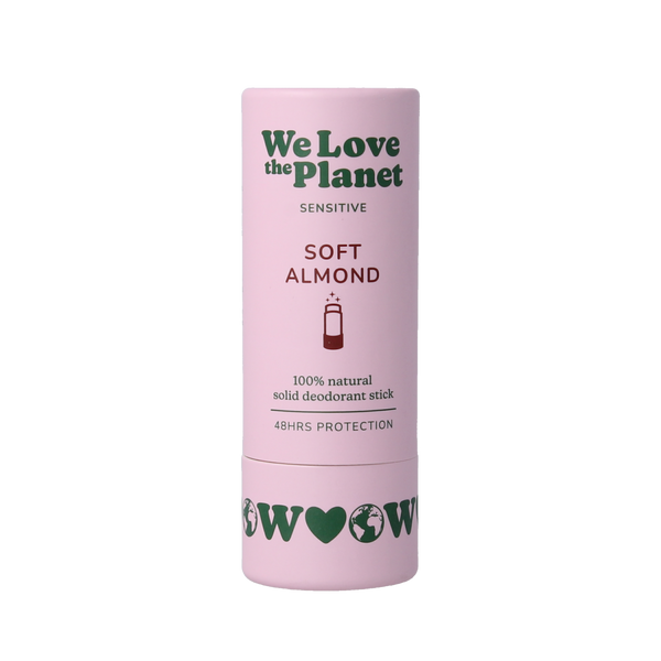 We Love The Planet Deodorant stick soft almond vegan 40.00 Gram