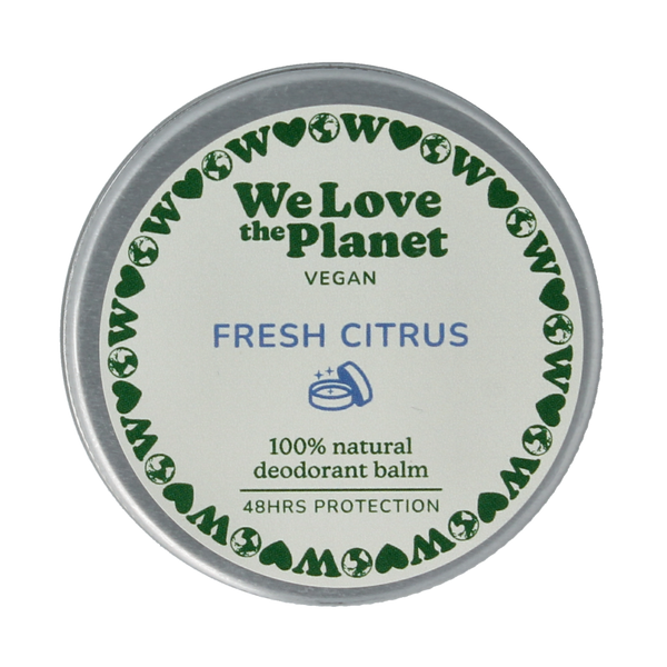 We Love The Planet Deodorant balm fresh citrus vegan 35.00 Gram