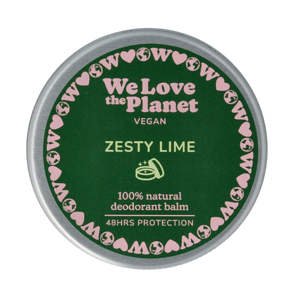 We Love The Planet Deodorant balm zesty lime vegan 35.00 Gram