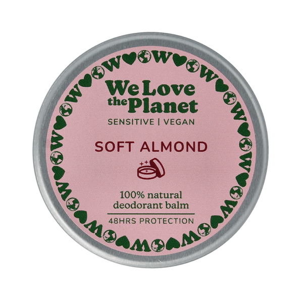 We Love The Planet Deodorant balm soft almond sensitive vegan 35.00 Gram