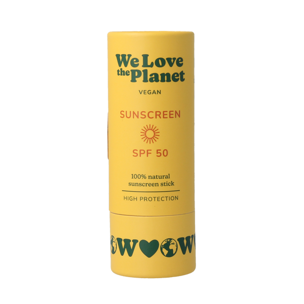 We Love The Planet Sunscreen stick vegan SPF50 40.00 Gram