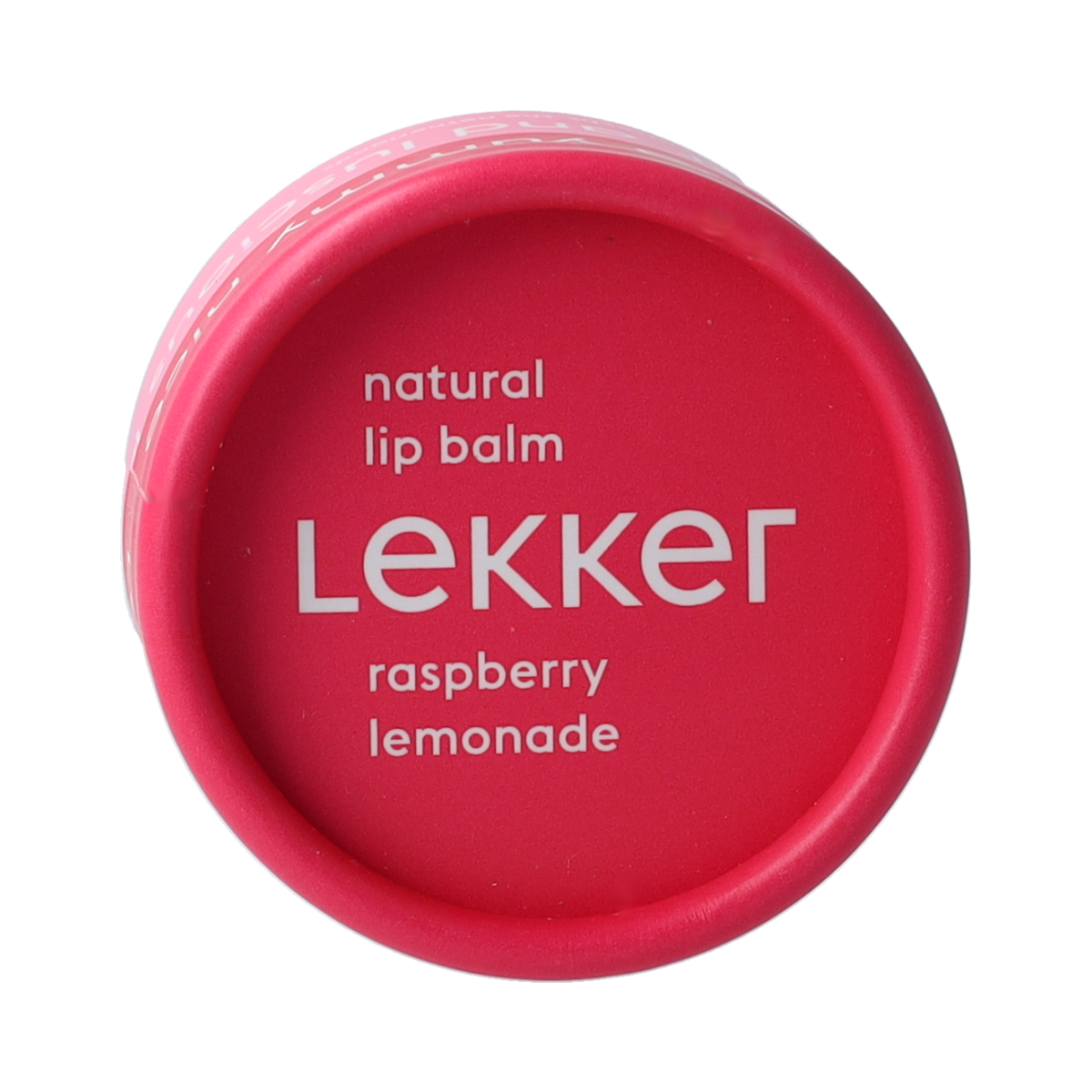 Lekker Company Natuurlijke lippenbalsem raspberry 8.00 Gram