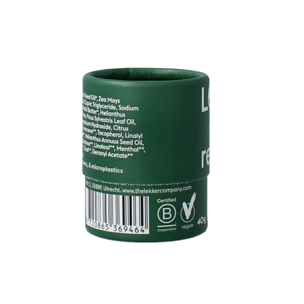 Lekker Company Deodorant refill be active 40.00 Gram