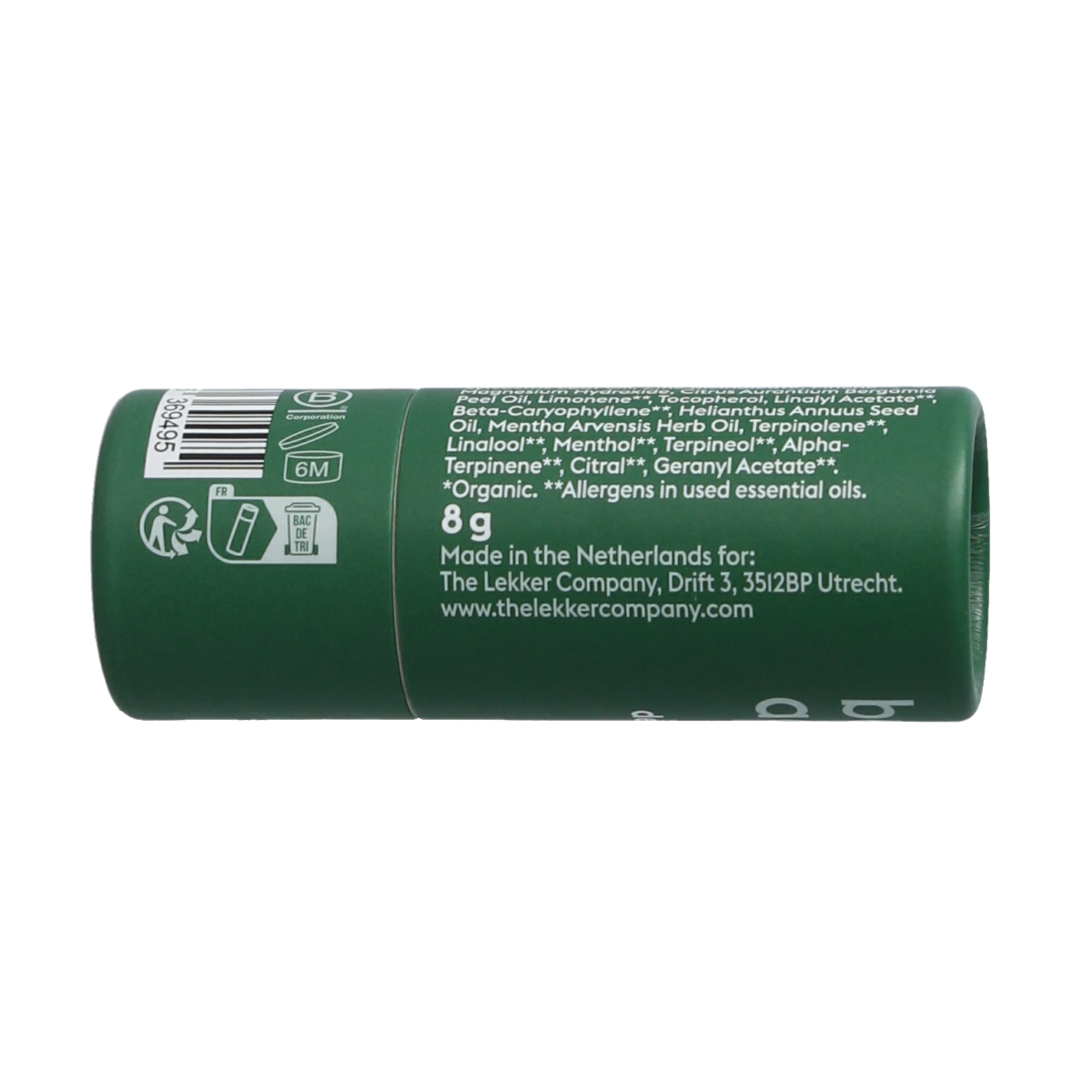 Lekker Company Deodorant travel be active 8.00 Gram