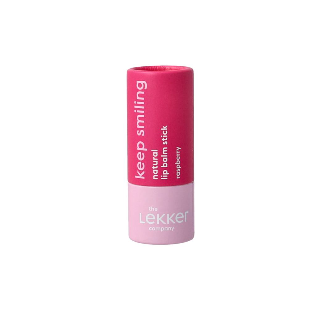 Lekker Company Lippenbalsem stick raspberry 7.00 Gram