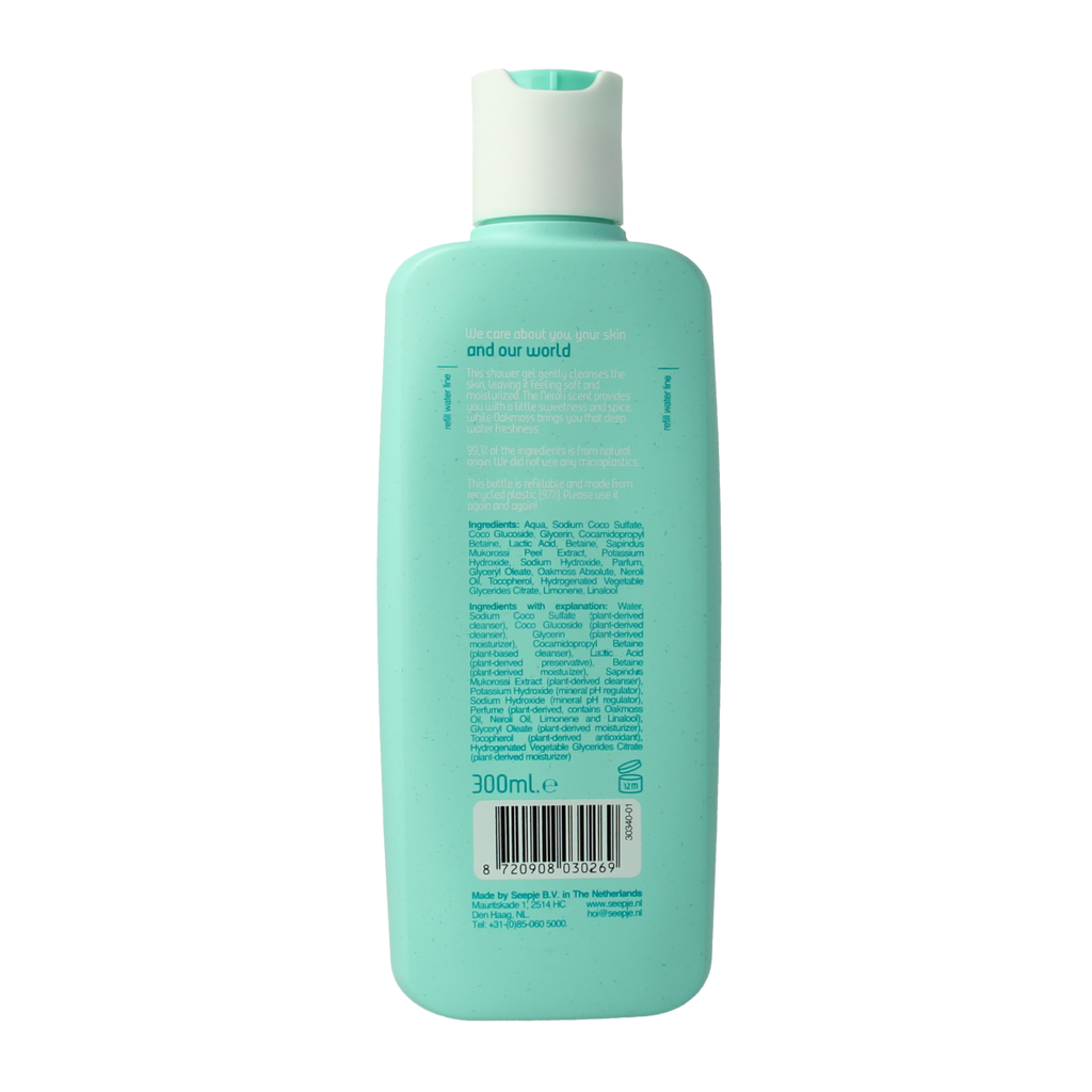 Seepje Showergel oakmoss and neroli 300.00 Milliliter