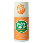 Happy Earth Pure deo roll-on rose petitgrain 75 Milliliter