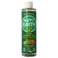 Happy Earth Douchegel bergamot cedarwood 300 Milliliter