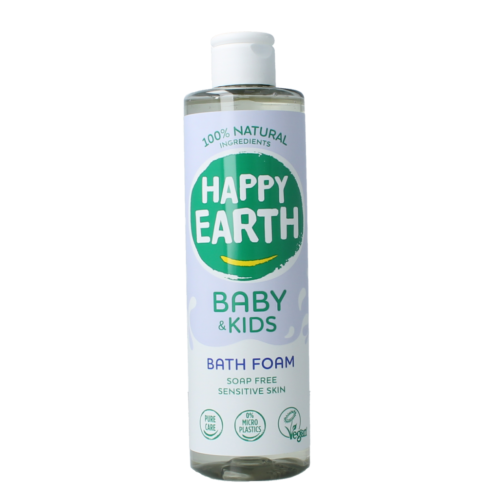 Happy Earth Badschuim voor baby en kids 300.00 Milliliter