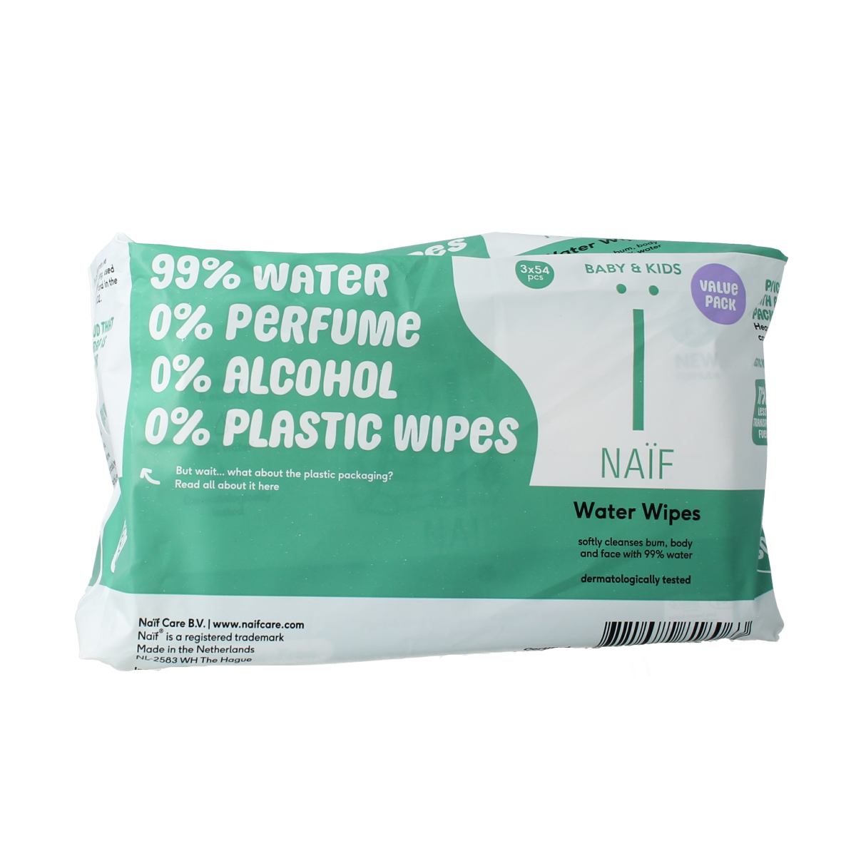 Naif Baby water wipes 3-pack 1.00 Set