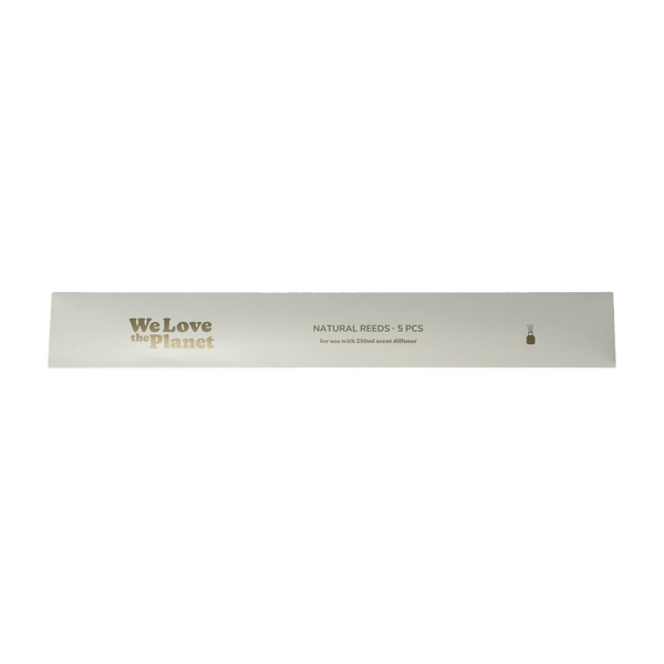 We Love The Planet Natural reeds geurstokjes voor 250ml diffuser 5 Stuks