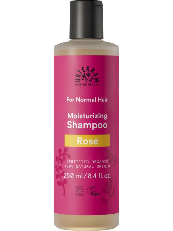 Urtekram Shampoo rozen normaal haar 250.00 Milliliter